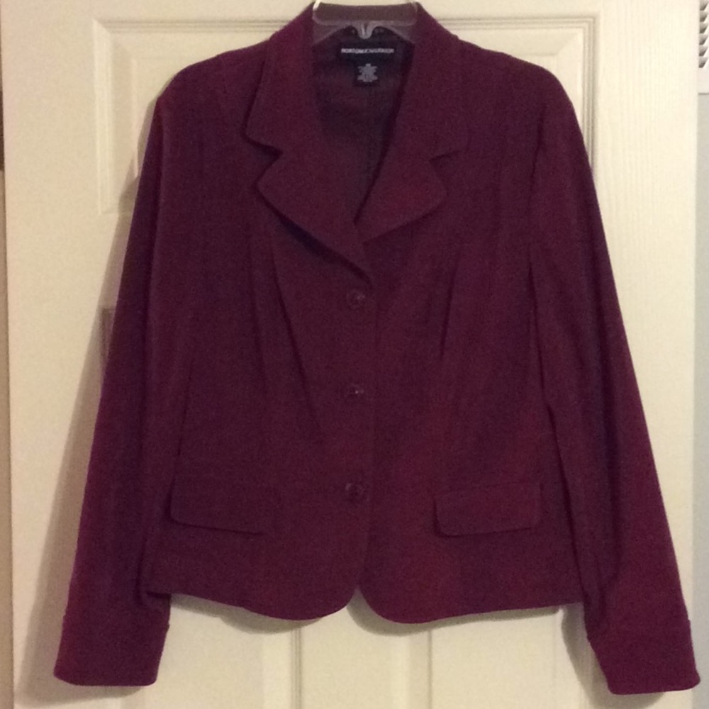 Burgundy Jacket